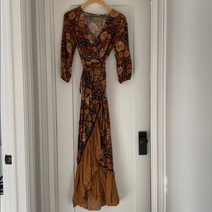 Brazil brand Farm long maxi dress